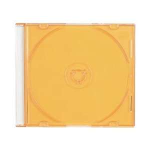  200 SLIM ORANGE Color CD Jewel Cases Electronics