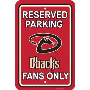  MLB Arizona Diamondbacks Sign   Parking Only Sports 