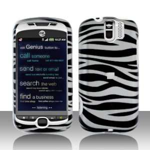   3g Slide Cell Phone Silver/Black Zebra Protective Case Cell Phones