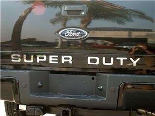 Tailgate Letters Stainless for 08 2011 Ford Super Duty  