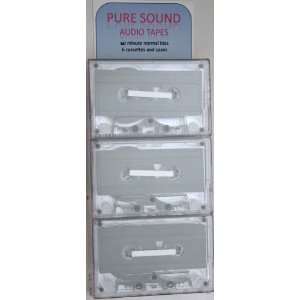    Pure Sound Blank Cassette Tapes   60 min, 6 pack: Electronics