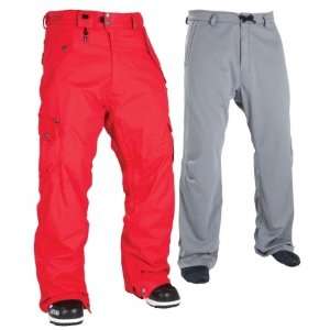  686 Smarty Original Cargo Mens Snowboard Pants (Red) Size 