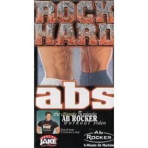   abs the ultimate 5 minute ab rocker workout vhs body by jake  