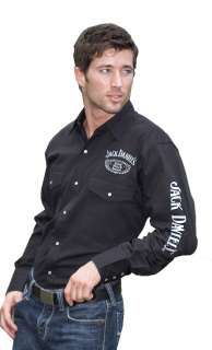 Jack Daniels Embroidered Longsleeve Button Up Shirt  