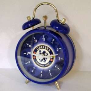 Chelsea FC OFFICIAL Bell Alarm Clock   Gifts Gadgets    