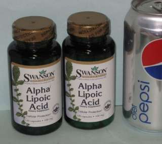 Antioxidant Enhancer Alpha Lipoic Acid, 100 mg, 240 ct (2 bottles 