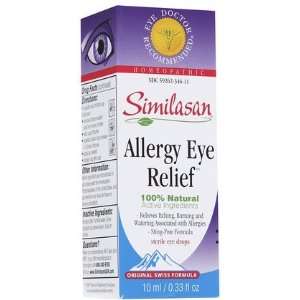  Similasan Allergy Eye Relief Drops 0.33 oz (Quantity of 4 