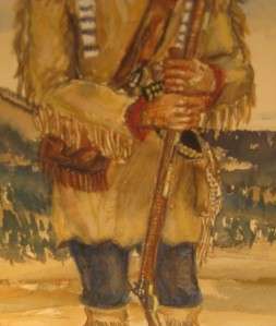 Trapper Mountain Man Folk John Barsotti American Listed  