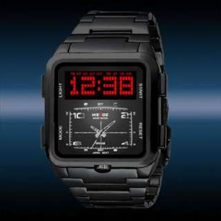 WEIDE Analog Digital Chronograph Mens S/Steel NEW Watch  