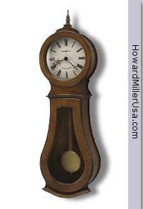 625500 Howard Miller quartz grandfather wall clock finished in 
