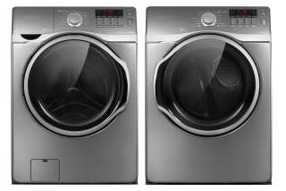 Samsung Platinum Front Load Washer and Steam Electric Dryer WF431ABP 