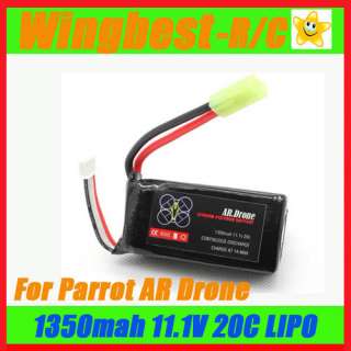   1350mah 11.1V 20C LIPO li po battery,Parrot AR Drone AR.Spare Upgrade