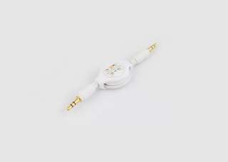 5mm Retractable Jack AUX Audio Cable Cord 4 iPod MP3  