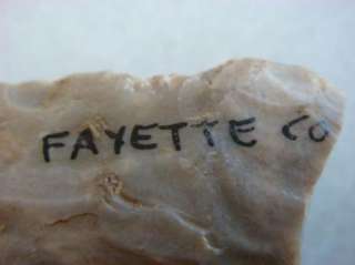 Arrowhead Fayette Co Kentucky Authentic Native Artifact  