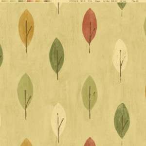Wallpaper Designer Modern Leaves Leaf Sage Green Faux  