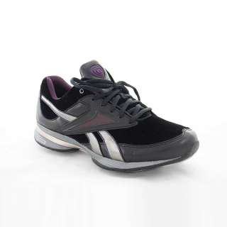 Reebok Womens Athletic Shoes Easytone Reeinspire II Black Suede  