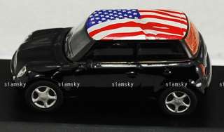 BMW MINI COOPER USA AMERICAN FLAG 187 diecast car HO  
