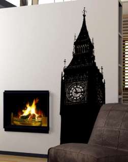 Vinyl Wall Decal Sticker Big Ben Clock Britain U.K. 6ft  