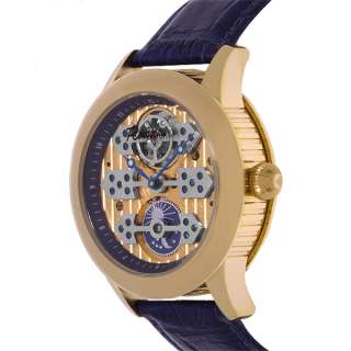   SPECIAL EDITION MENS AUTOMATIC GOLD VISIBLE BALANCE LEATHER  