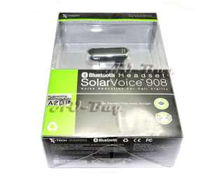 New i.Tech SolarVoice 908 Bluetooth Headset Solar Power  