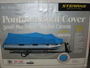 STEARNS HURRICAN PONTOON BOAT COVER FOR 21’ – 24’ BOATS  