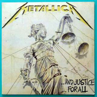 LP METALLICA AND JUSTICE FOR ALL HEAVY METAL 89 BRAZIL  