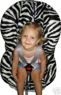 Britax roundabout baby seat cover VELVET zebra red  