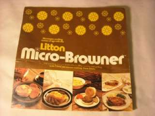 LITTON MICRO BROWNER STEAK GRILL WITH INSTRUCTIONS BOX  
