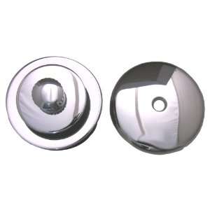   and Lock Stopper with Overflow Plate Bathtub Trim Kit, Chrome Plated