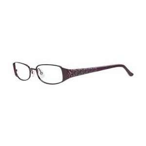  BCBG MONIA Eyeglasses Plum Frame Size 52 17 140 Health 