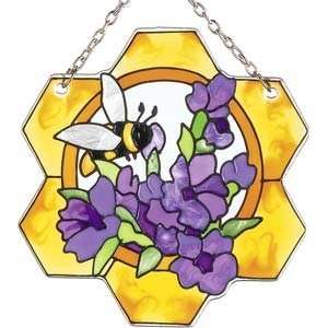  Lavender and Bee Sun Catcher Patio, Lawn & Garden