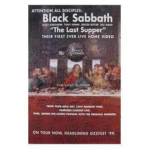  BLACK SABBATH THE LAST SUPPER ORIGINAL MOVIE POSTER
