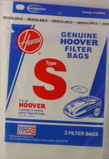 HOOVER Style S Canister Vacuum Cleaner Bag 12 Count  