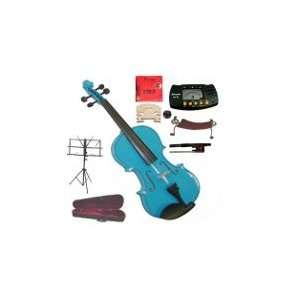  Merano 11 Blue Viola with Case and Bow+Extra Set of 