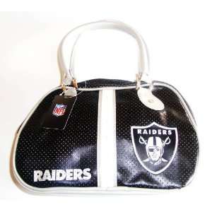   NFL Football Oakland Raiders Bowler Bag Handbag Purse