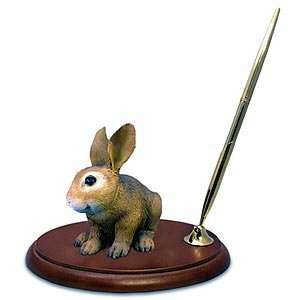 Rabbit Pen Holder (Brown)