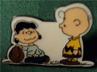   Snoopy Charlie Brown Lucy Football QUALITY Pin Jewelry Tie Tack  