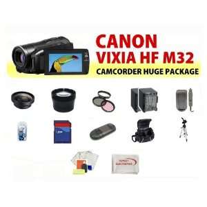  Canon VIXIA HF M32 Dual Flash Memory Full HD Camcorder 