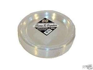 Clear Plastic Plates 250 Wedding / Party  