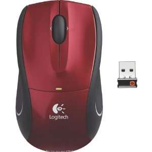  Logitech M505 Mouse   Laser Wireless   Red Electronics