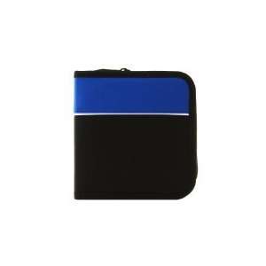  CD Wallet, 48 Capacity CD Holder Case in Black / Blue 