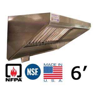 NEW STAINLESS CONCESSION GREASE EXHAUST HOOD  