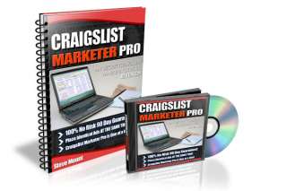 CraigsList Marketer PRO   Video & Ebook Tutorial On CD  