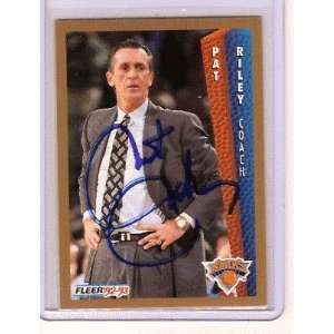  Autographed 1992 Fleer Basketball Coaching Card He was the NBA Coach 