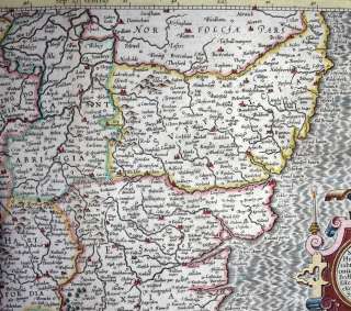 1633 MERCATOR Grand Survey of ENGLAND   Five Folio Maps  
