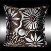 CHOCOLATE GOLD VELVET THROW PILLOW CUSHION COVERS 17  