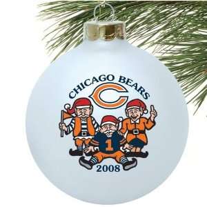   Chicago Bears White 2008 Collectors Series Ornament