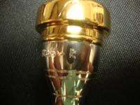    REP Canadian Brass Regular Trumpet Mouthpiece GOLD Rim & Cup  