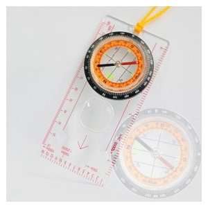  Direction Map Compass with Map Measuring Ruler Sports 