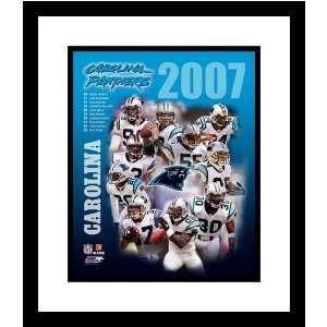  Carolina Panthers 2007 Team Composite Framed 8x10 